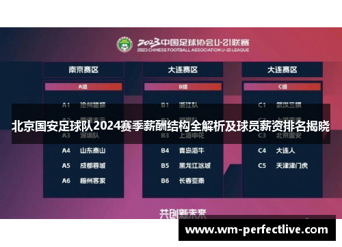 北京国安足球队2024赛季薪酬结构全解析及球员薪资排名揭晓